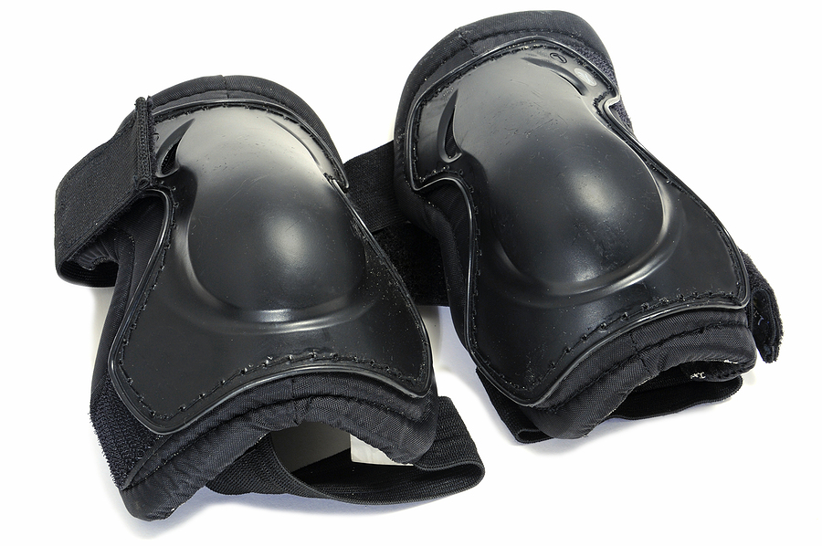 Safety gloves and knee pads