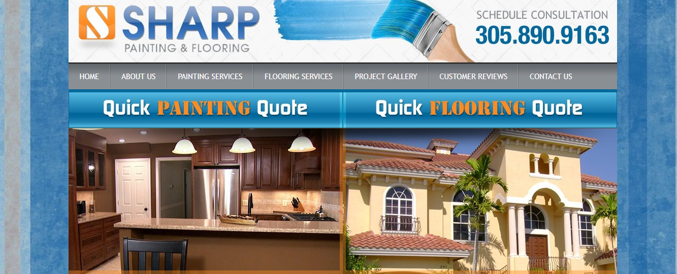 sharp painting and flooring in miami