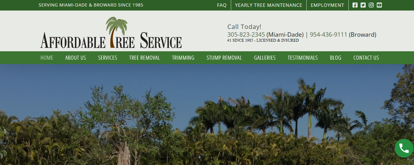affordable tree services in miami