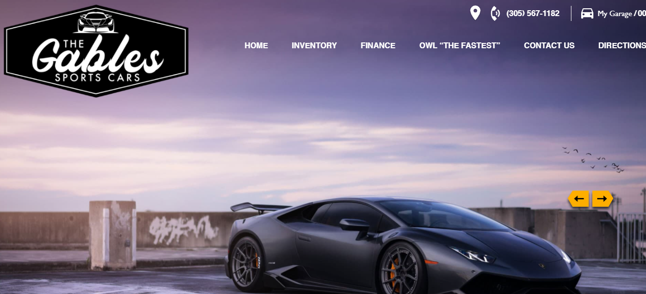 gables sports cars in miami