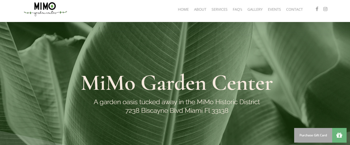 mimo garden centre in miami