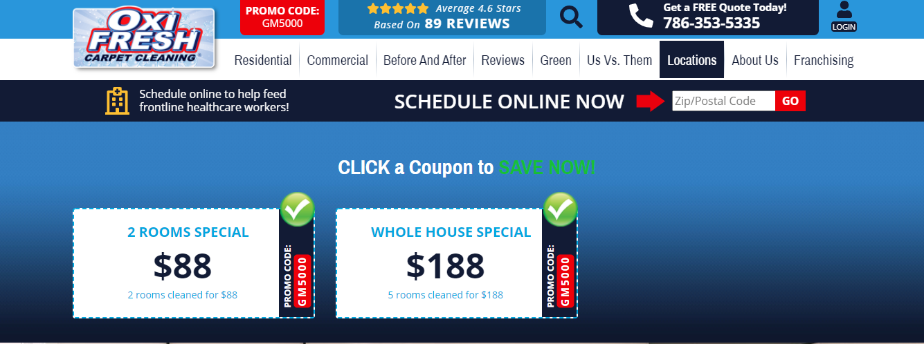 Carpet Cleaning Deluxe in Miami