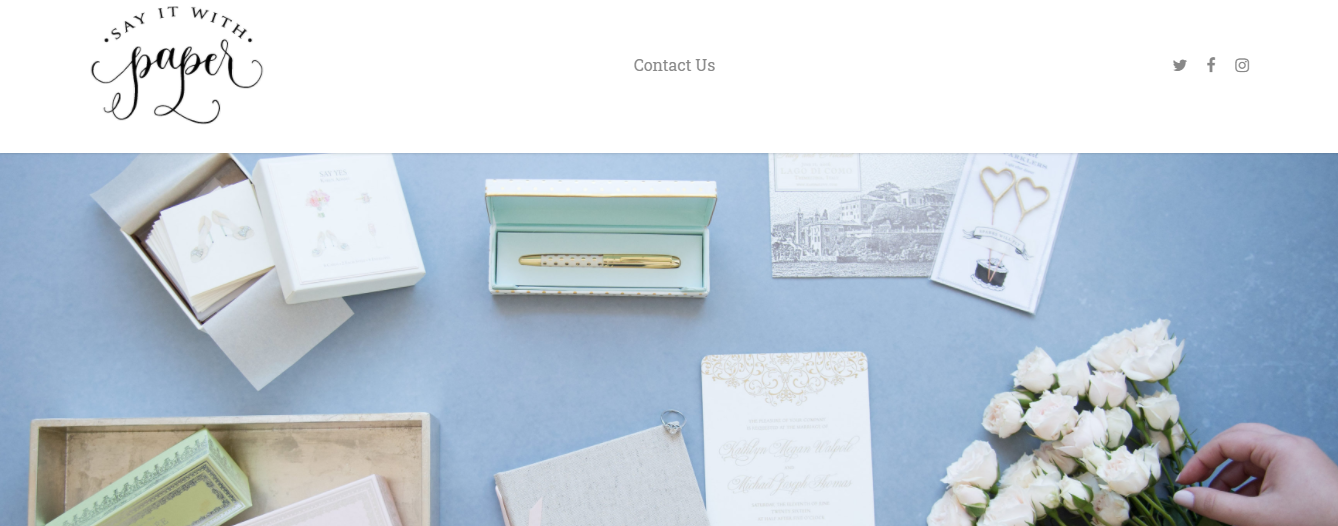 Say It With Paper stationery in Miami