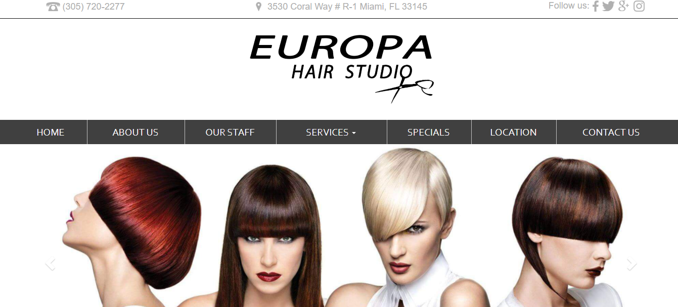 Europa Hair Salon in Miami
