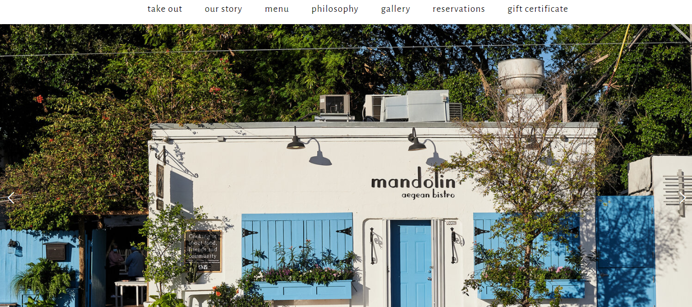 Mandolin Aegean Greek Bistro in Miami