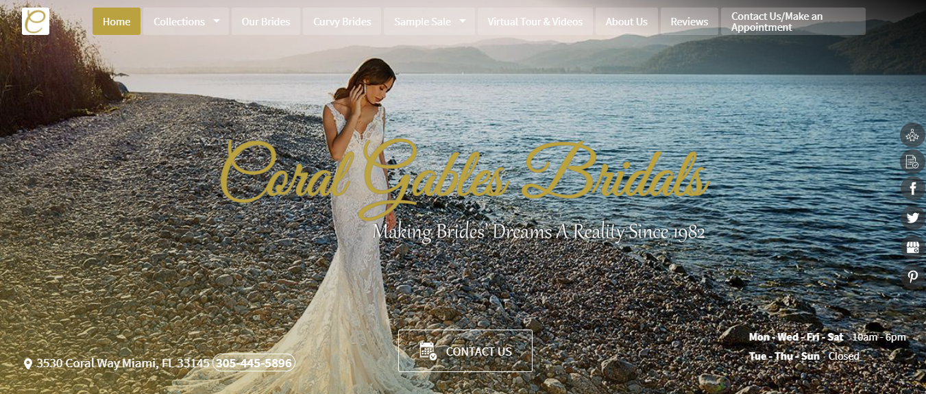 Coral Gables Bridal Shop in Miami