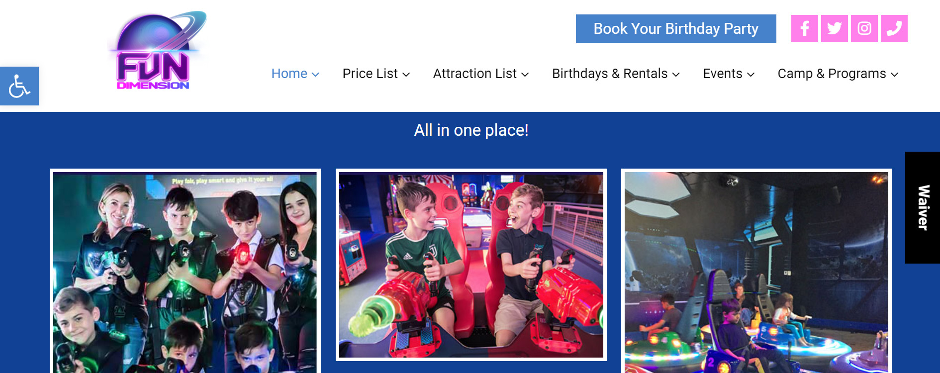 FunDimension Theme Park in Miami