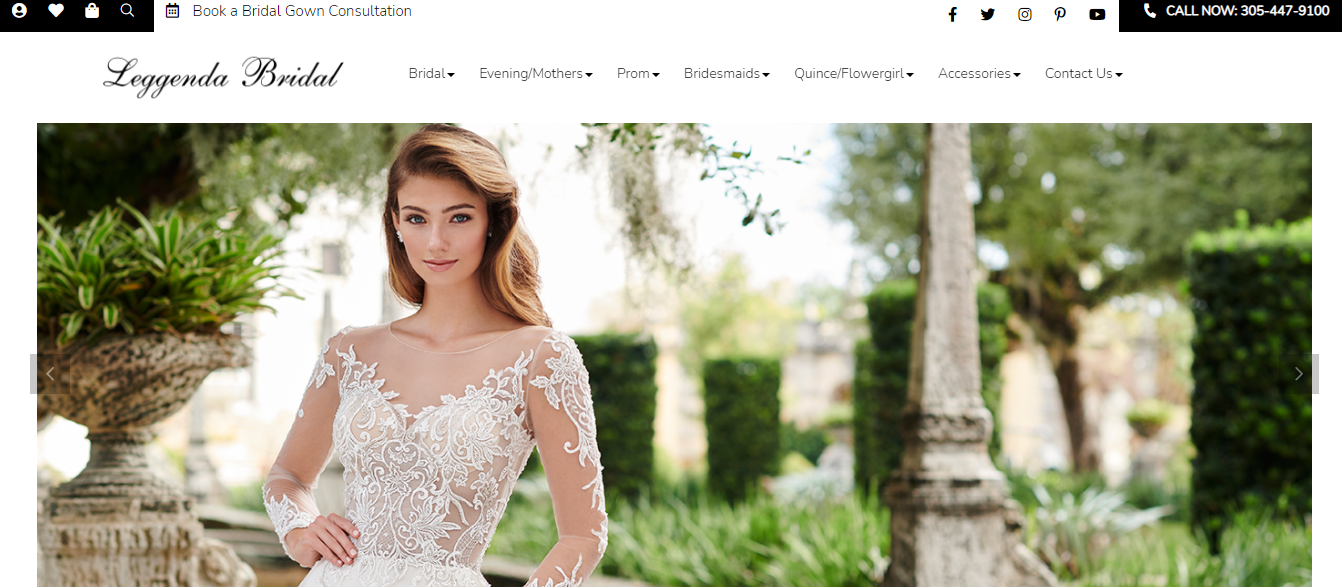 Leggenda Bridal Shop in Miami