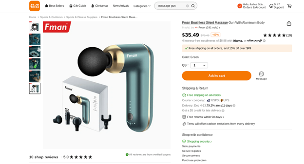 Fman Brushless Silent Massage