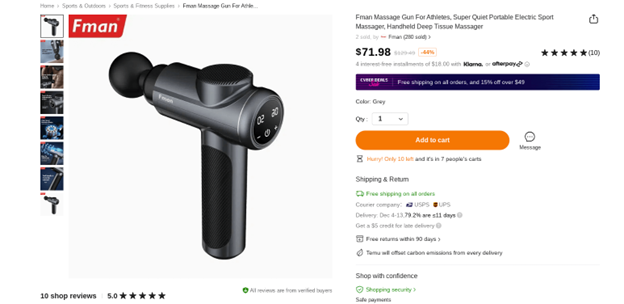 Fman Massage Gun